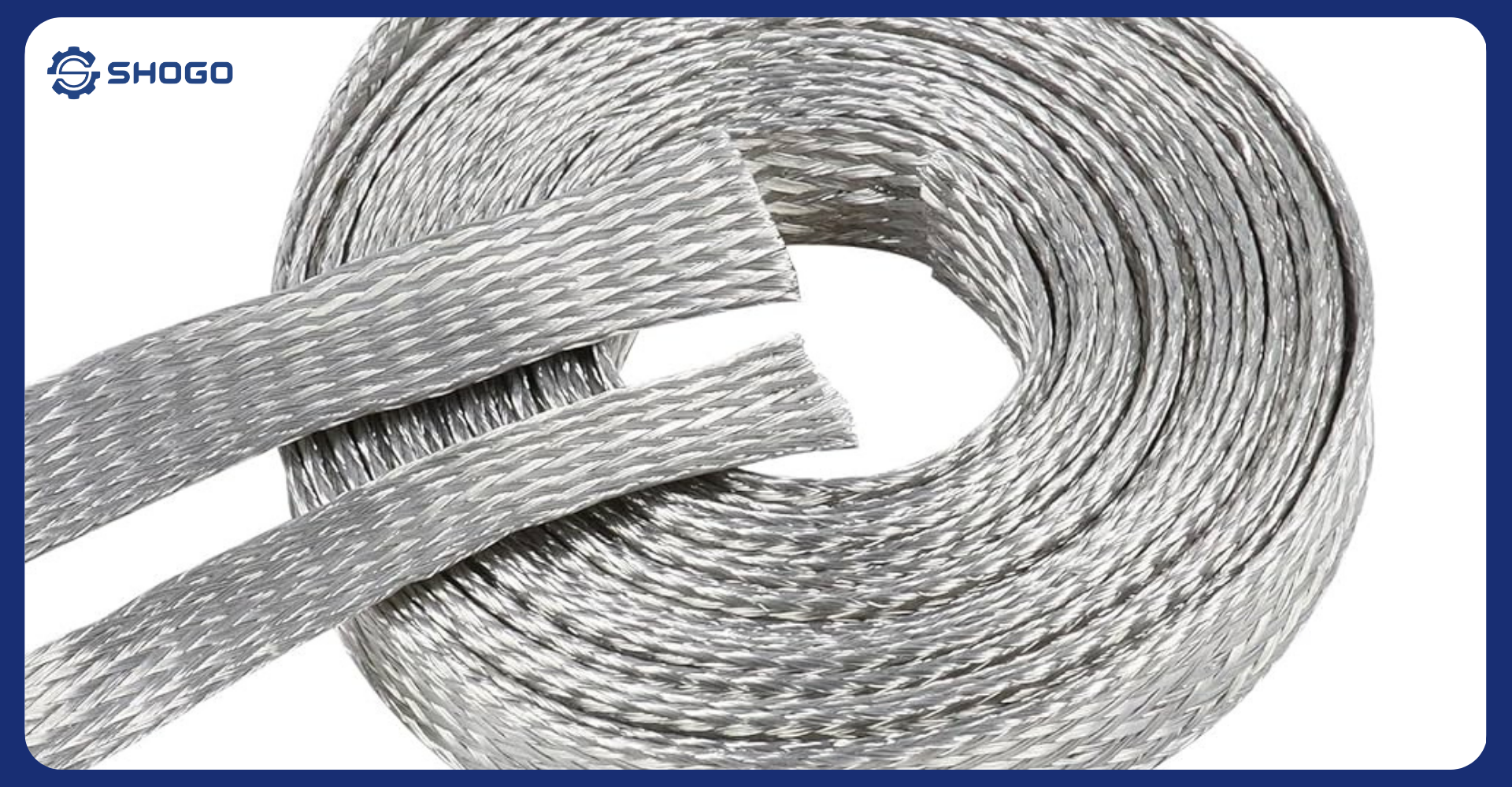 Flame Retardant Tinned Copper Split EMI Cable Shielding Sleeve