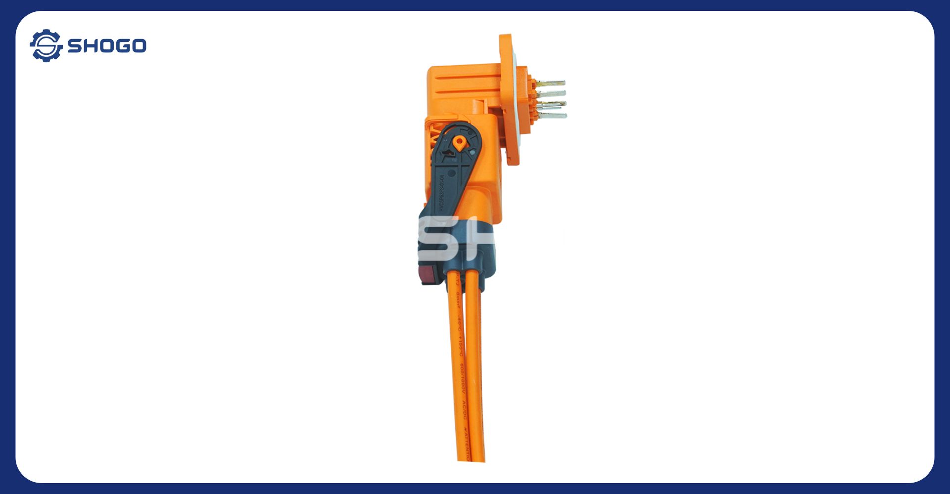 High Voltage Cable with Connector