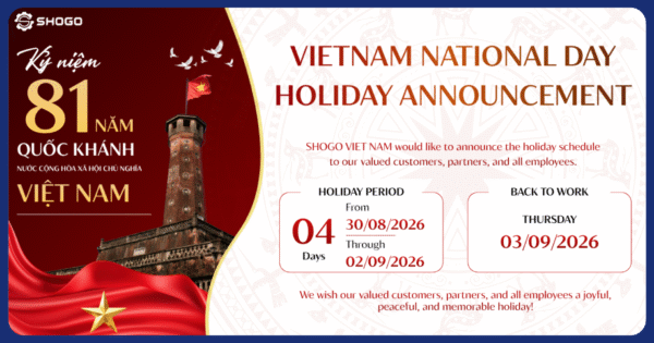 VIETNAM NATIONAL DAY HOLIDAY ANNOUNCEMENT